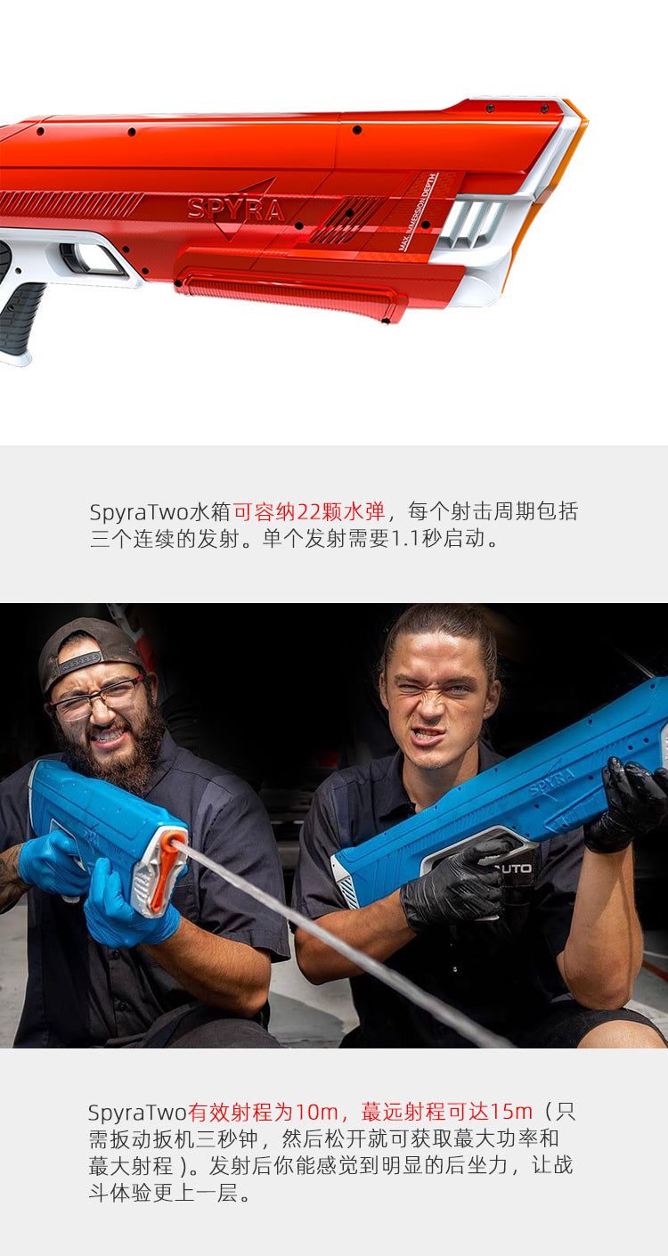 SPYRA Electric Water Gun User Manual